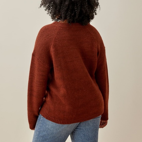 Reformation Jour Oversized Crew Sweater - Picture 2 of 8